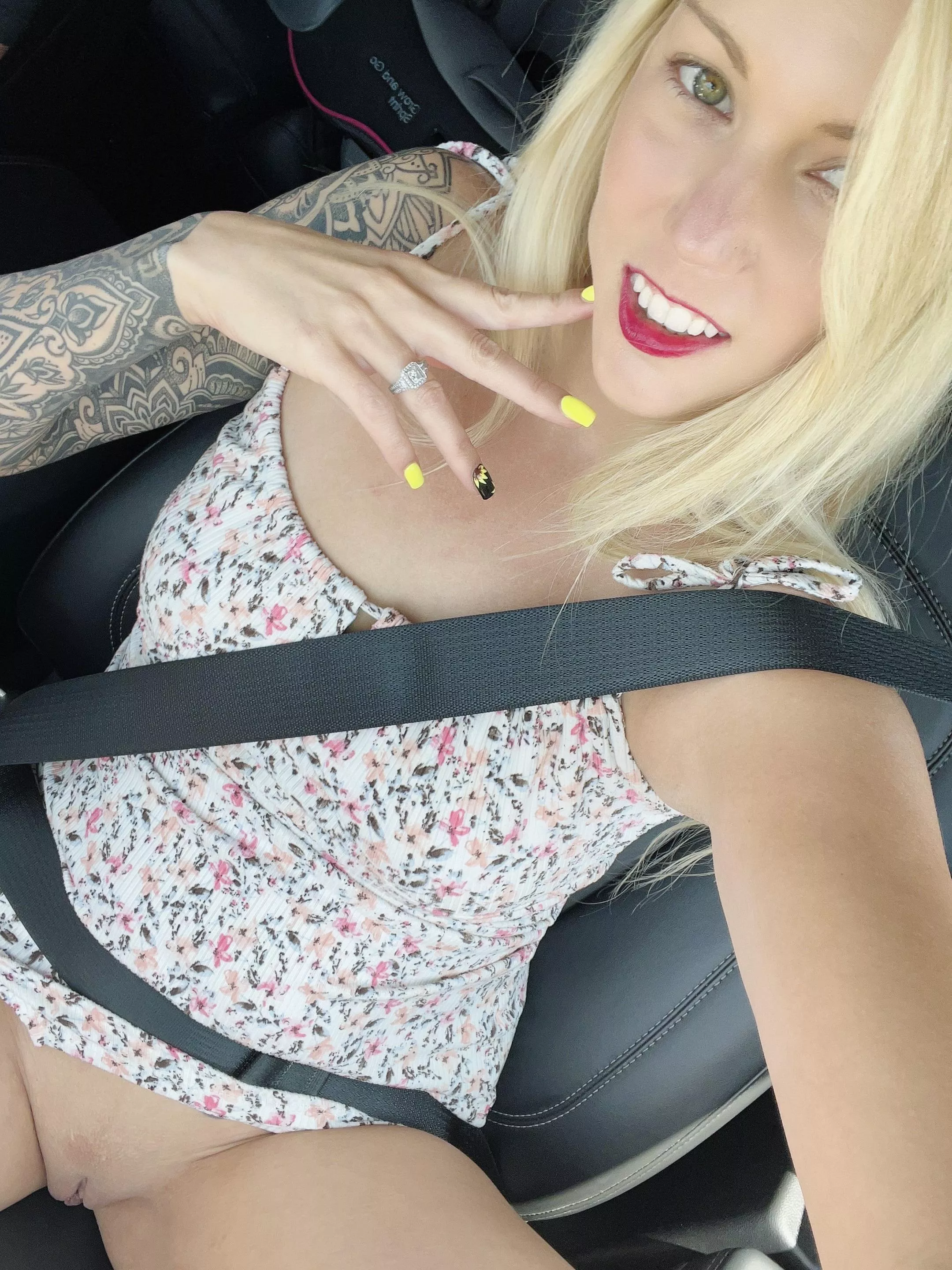 No panties needed in a short dress  posted by kinklifecouple