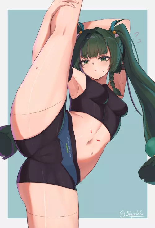 Qingyi's workout by LafterMastr