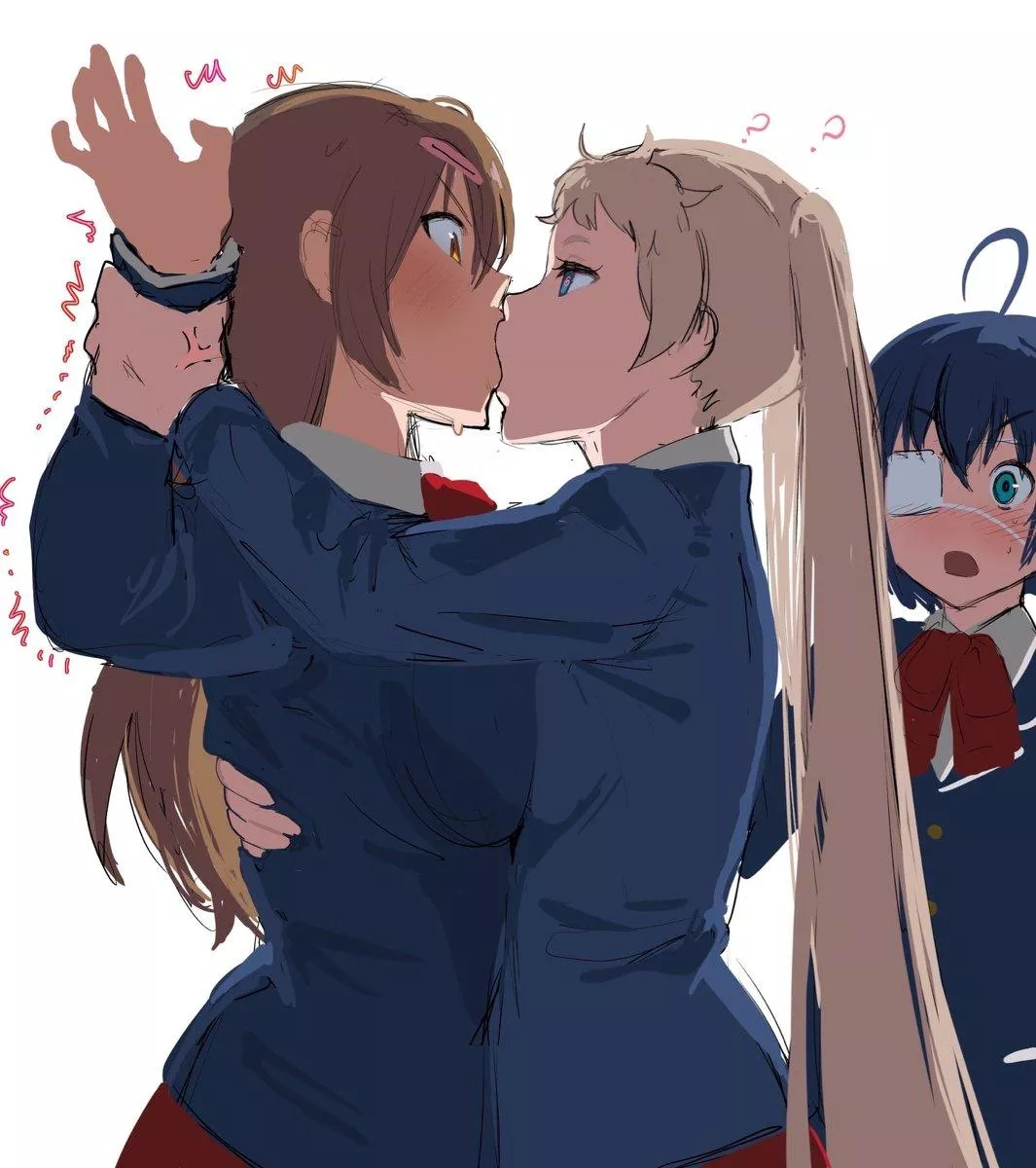 Abrupt kiss (By @moritakenover) [Love, Chunibyo] posted by queshu22