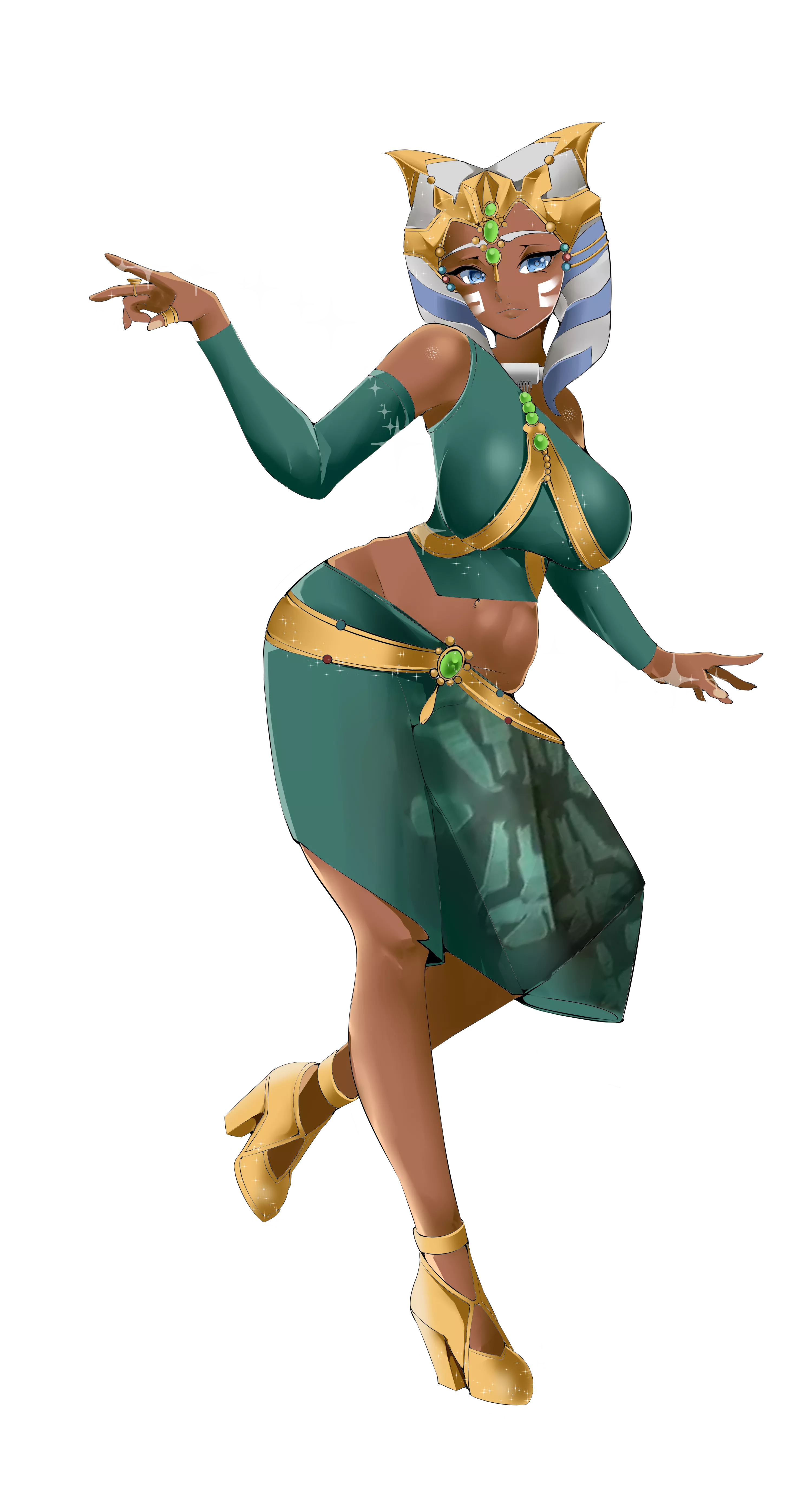 Ahsoka in her slave outfit (leonkunisagi) [star wars] posted by darkrobbe1