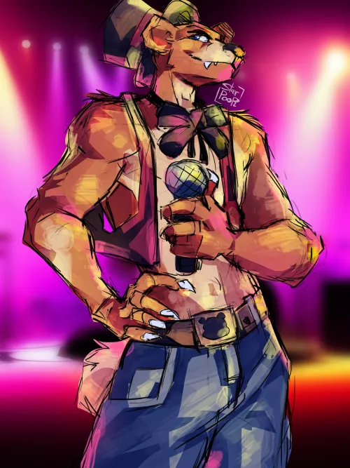 FEDDY FASTBEAR (he got yassified)
 by starpoor