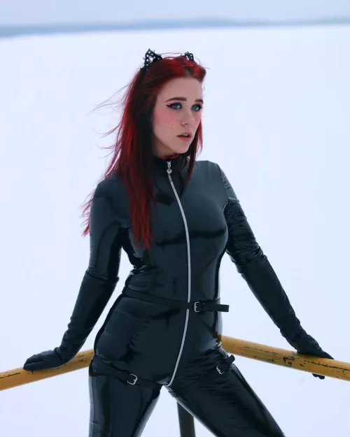 Feels like cat ears dont come along with my suit.. by Cupcake-Cutieee