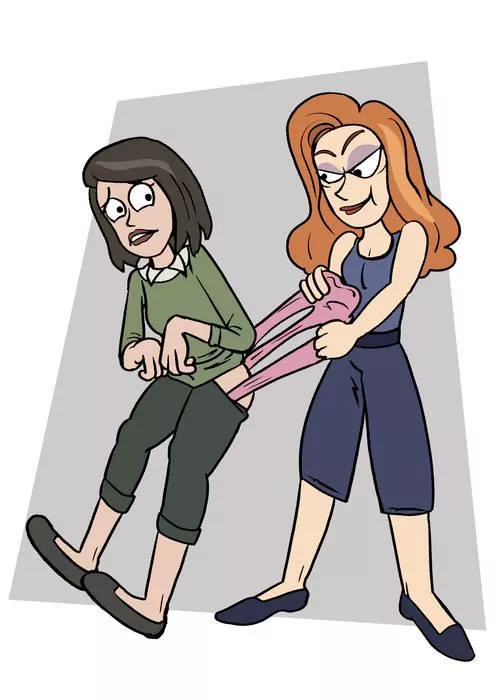 Fiona Davenport wedgies Winifred Park posted by Altruistic-Band4096