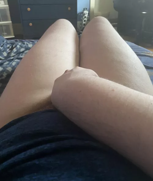 If you want pic without my hand over my cock just call me a slut in the comment 😉 by Luna_NSFW69