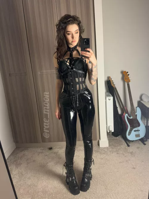 Imagine the squeak of these PVC leggings by baby_moonn
