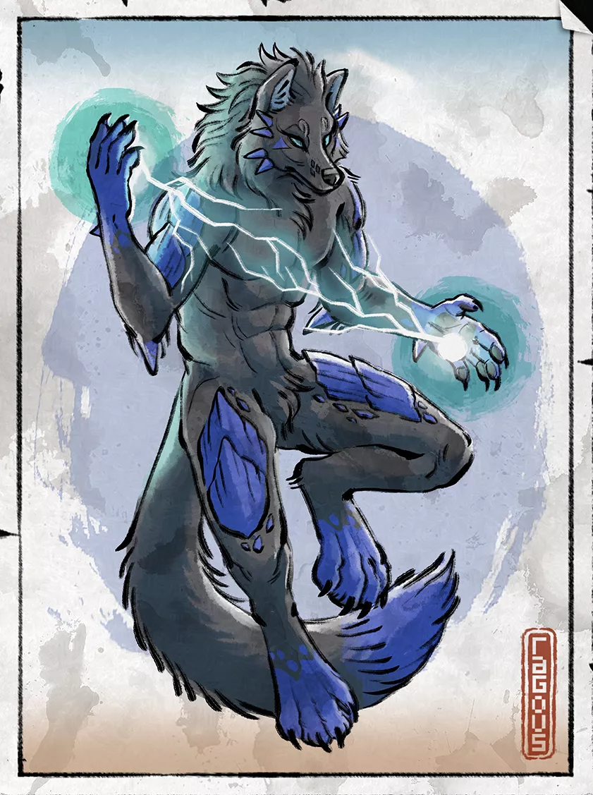Lightning wielder ⚡️ Commission I just finished working on!  posted by ragouse