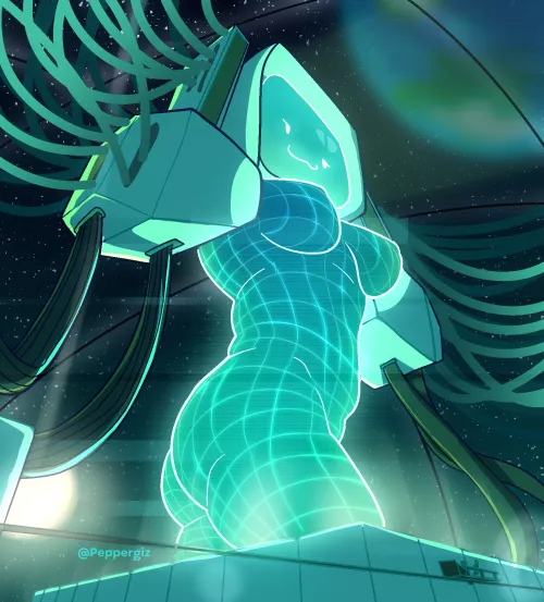 Machine turned god at your service. by Peppergiz