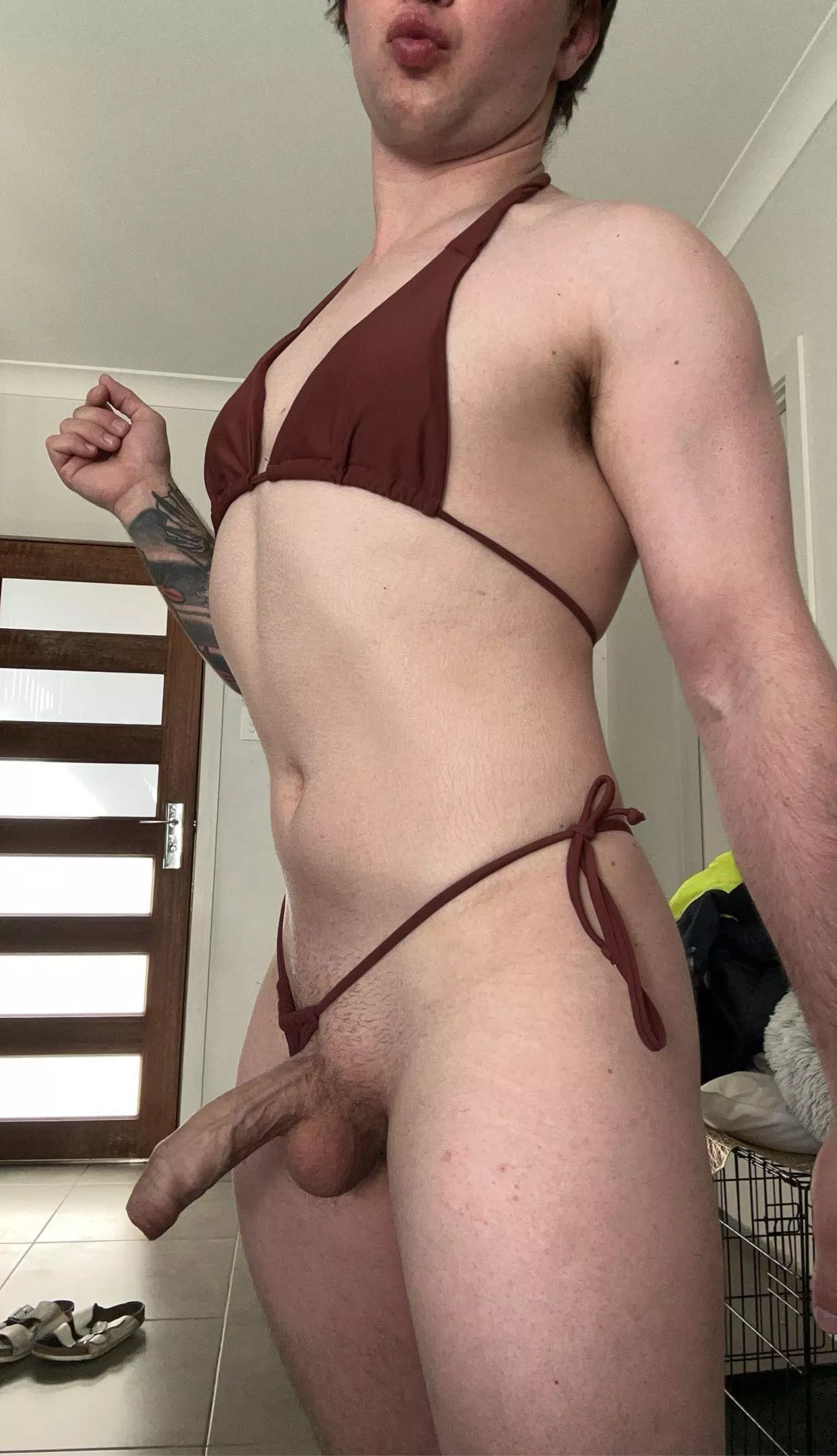 My girl dick got hard at the beach, help me get rid of it please  x posted by TextTiny7857