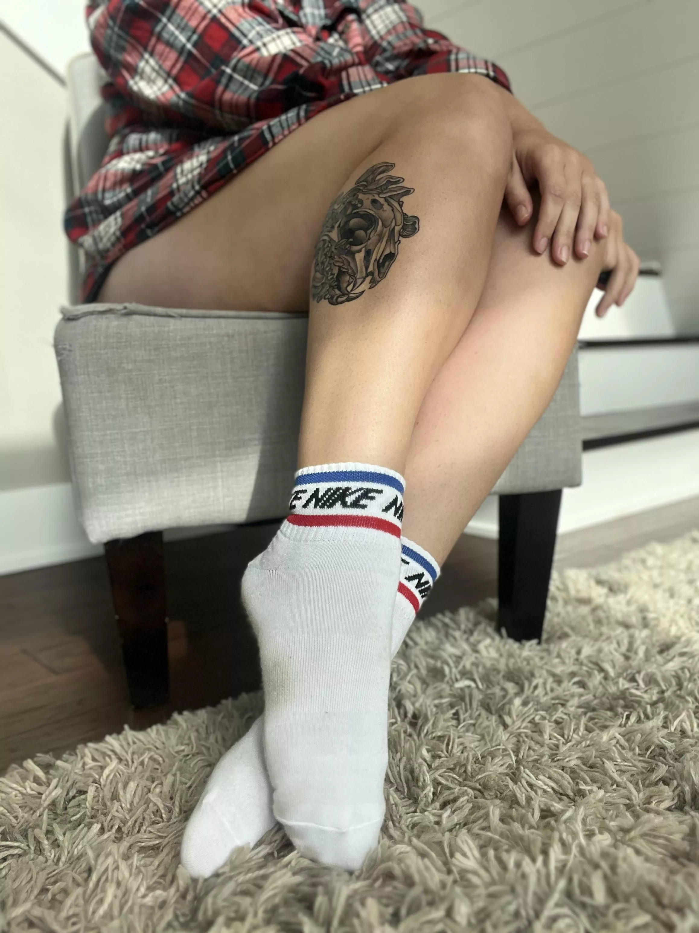 My new favorite Nike socks😍 posted by MandyFoots