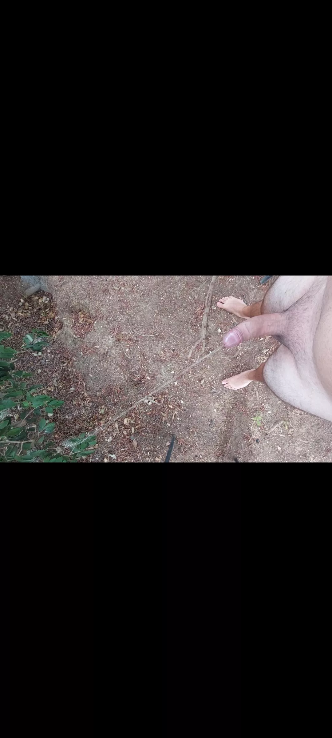 Naked pissing outside posted by No-Echidna974