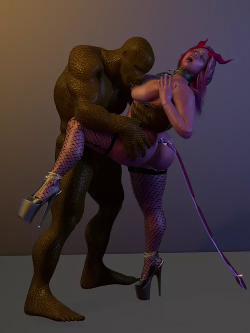 [OC] collab with @Arma_dread by 3dNSFWartist