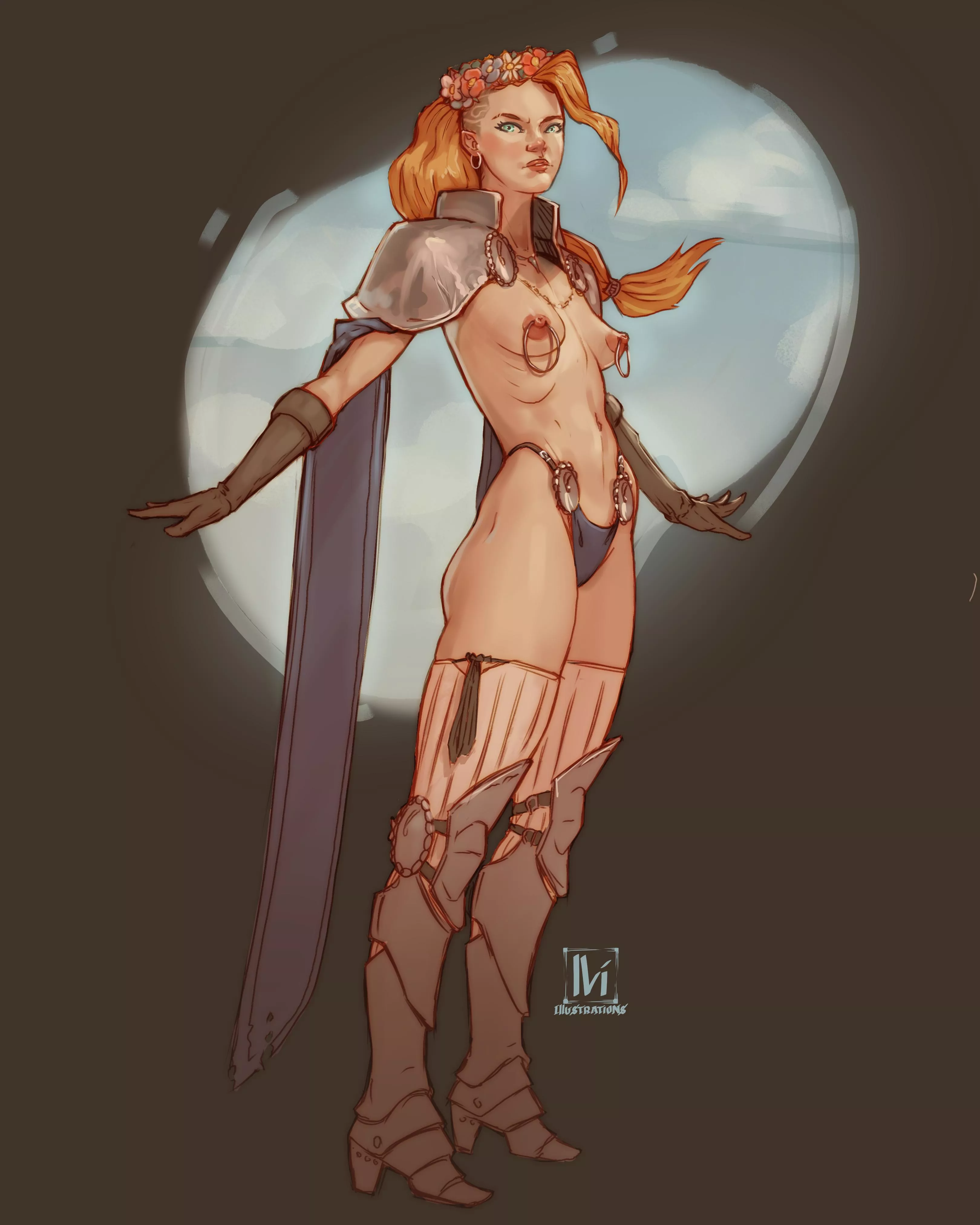 OC Lady Knight by me / At your service !  posted by Iviillustrations