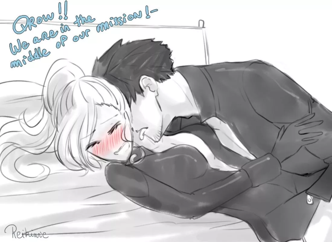 Qrow and Winter in the middle of a mission (Reikiwie) posted by Long_Xiao