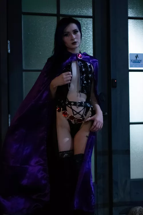 raven taking off her bodysuit for you by executionergf by executionergf