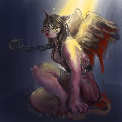 Uploading my very first furry art <3 (@furrytatoe) by furytatoe