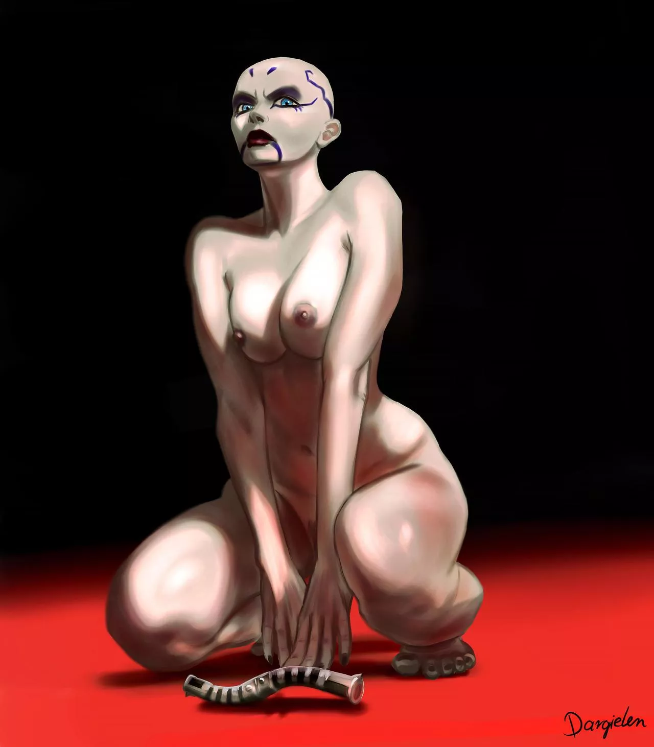 Asajj Ventress - pinup (by Dargielen (Me)) posted by Mearel