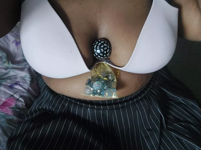 does anyone else use a d100 that actually has 100 sides or do you just use 2 dice  by ashlin_thesomething