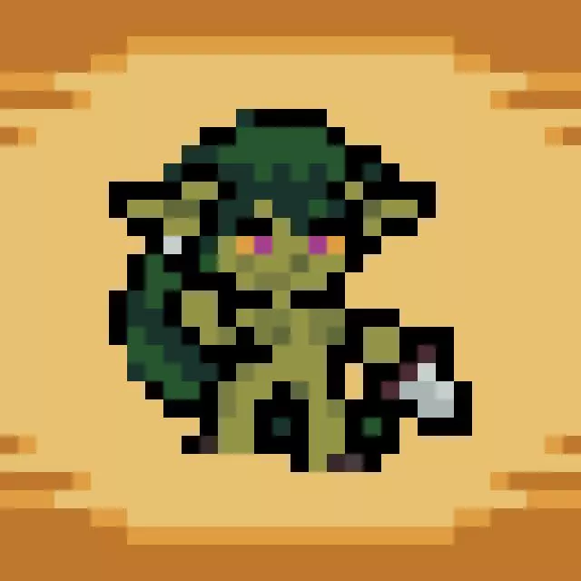 Fang the Goblin commissioned by @DG_Bossu on Twitter <3 (made by me) posted by noshecats