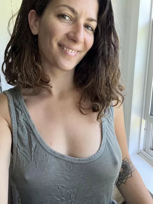 Feeling cute with no bra by maplesyrup_girl