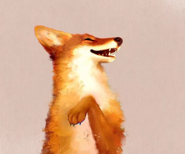 Fox! (art by me) by InkTailFox