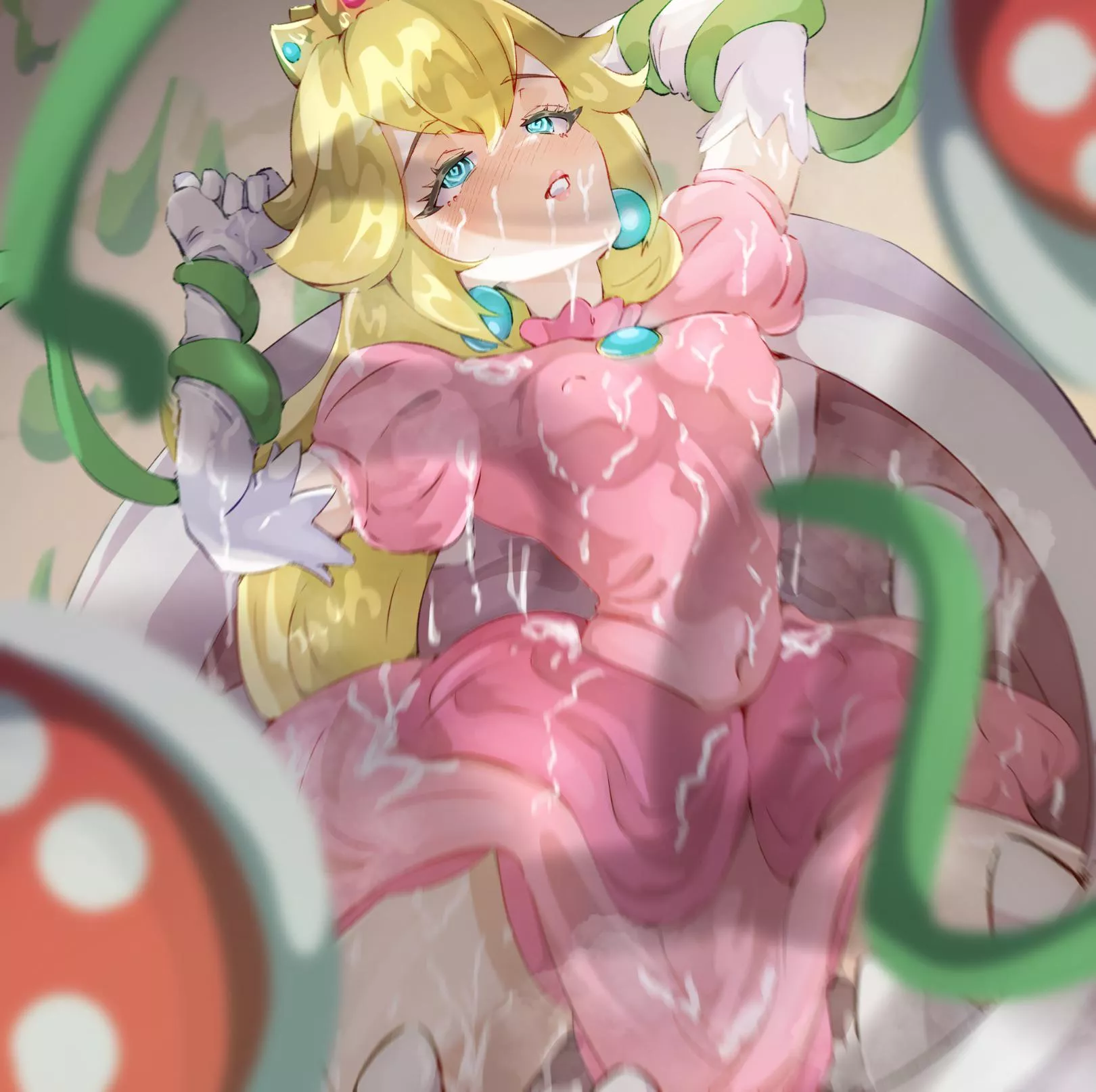 Hypnotized Princess Peach (echiko) [Super Mario] posted by ImaginaryString3772