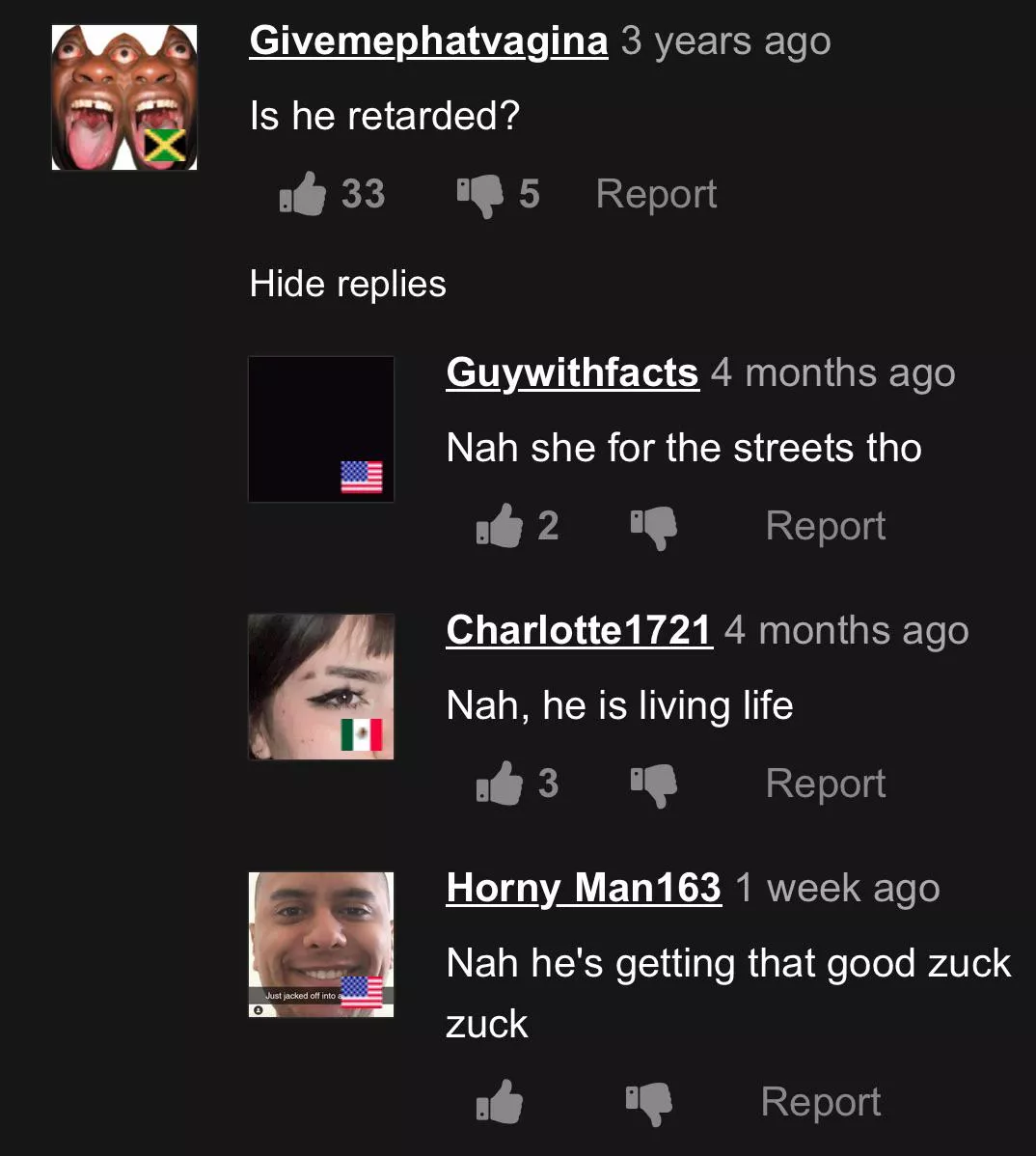 So Is he retarded? posted by Potential-Yak-93