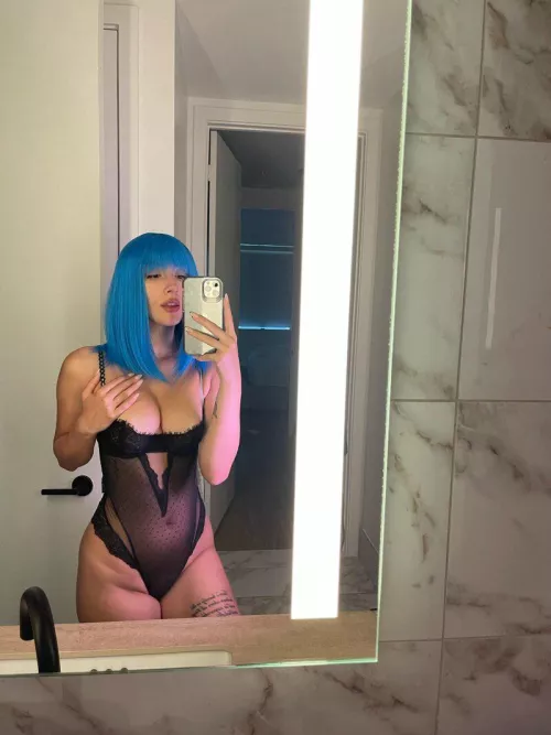 Are slim thick girls with blue hair welcomed in your life? by CuteBandi