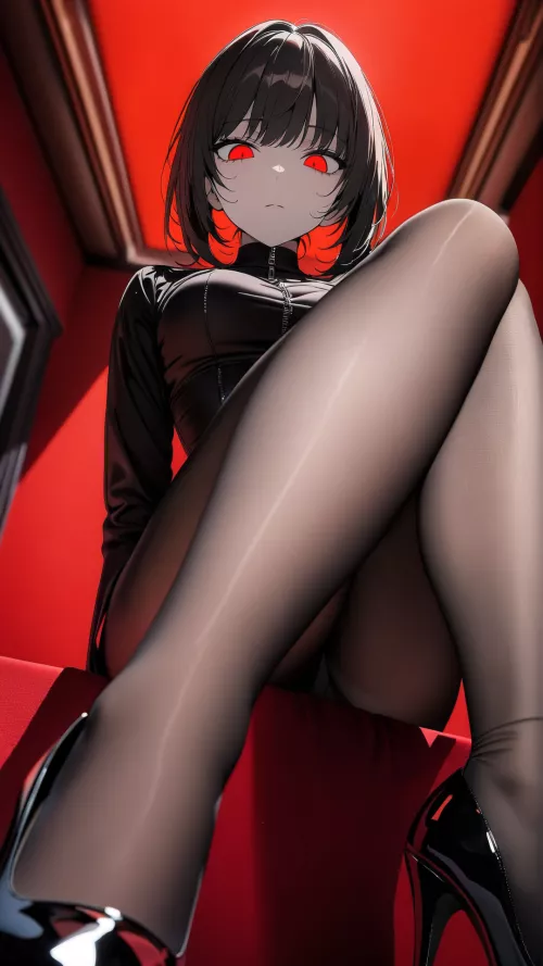 Black Pantyhose  by CheetahSperm18