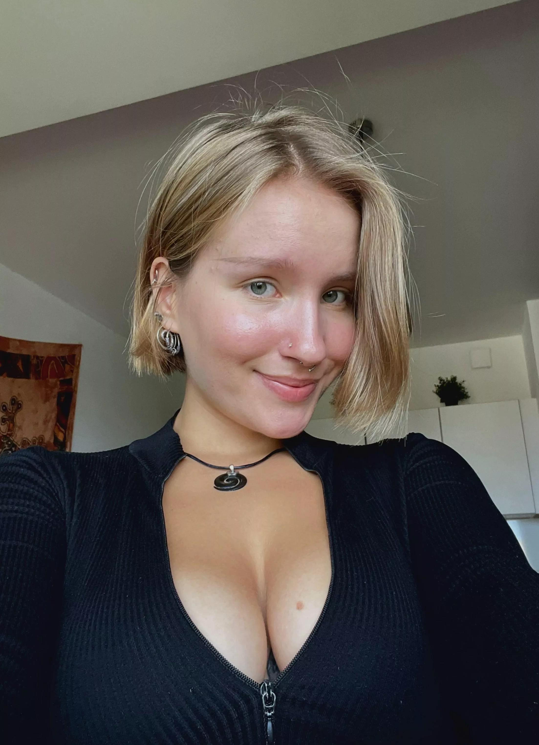 Classy girl smiling  posted by Talented_Luminous