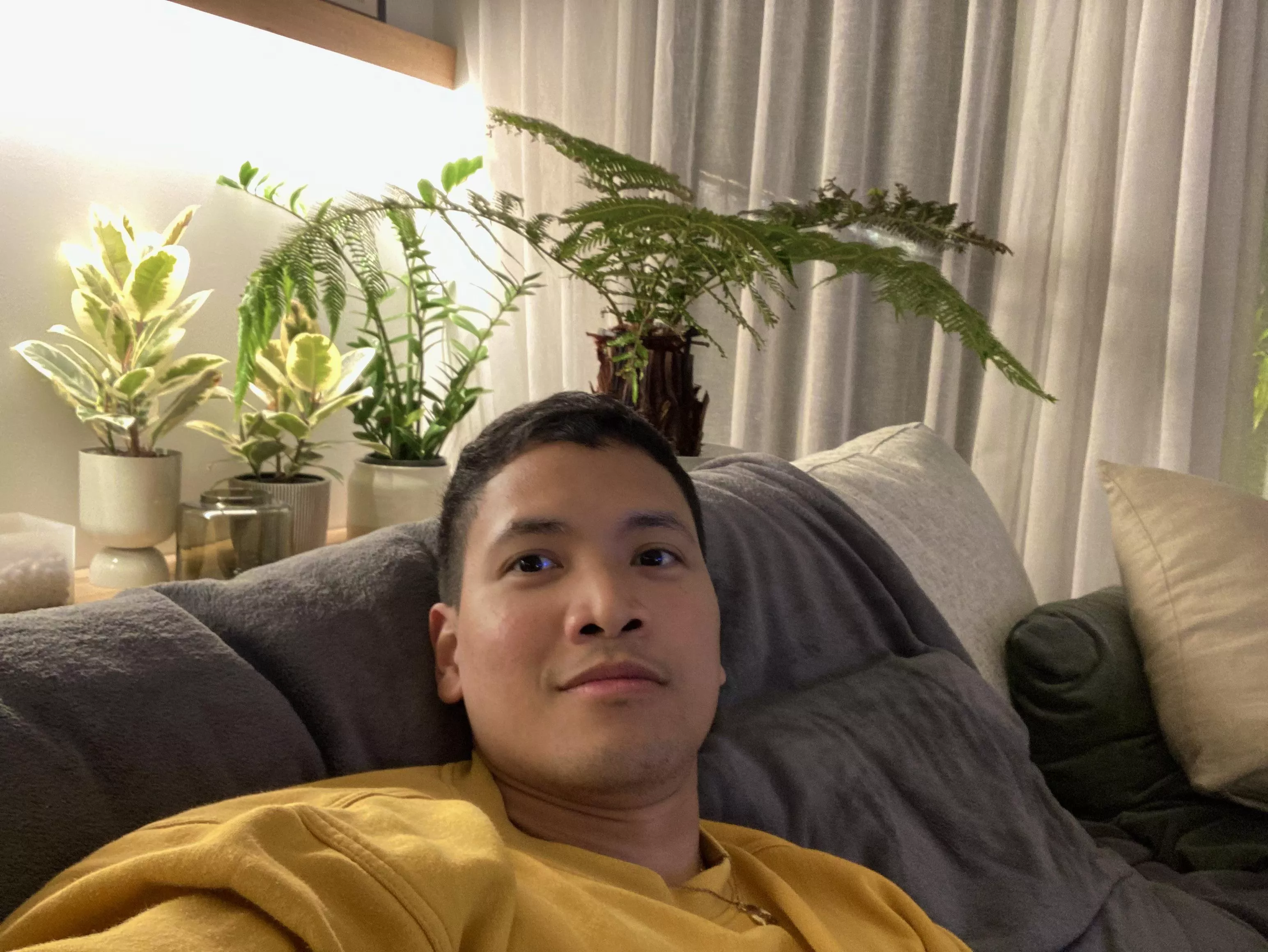 Happy plants, happy gay bro. 😄🌱 posted by Virtual-Froyo2185