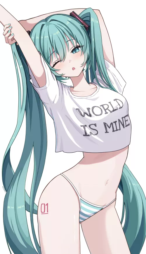 Hatsune Miku [Vocaloid] by xSaviour_N
