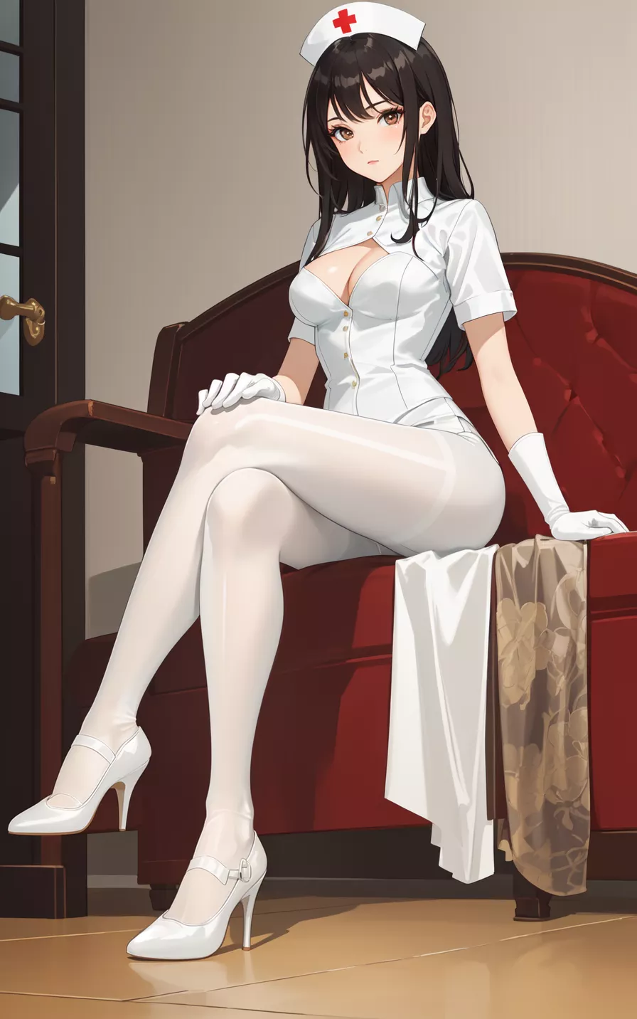 Nurse Legs Crossed  posted by CheetahSperm18