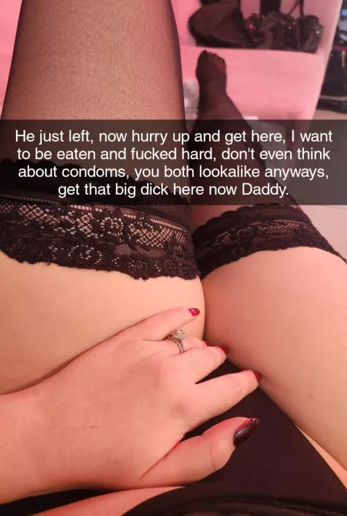 Ovulating and telling Daddy to come now while im alone is making me hotter  by incognito-jace