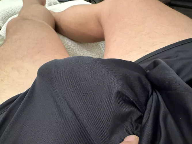 These are my spotter shorts - whenever I wear them to the gym, everyone asks me to spot them benching, squatting, etc. by longdongsilver454545