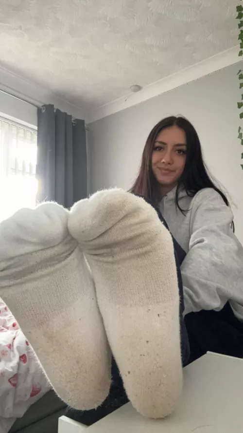 What would you do with these feet? by socks_anon2