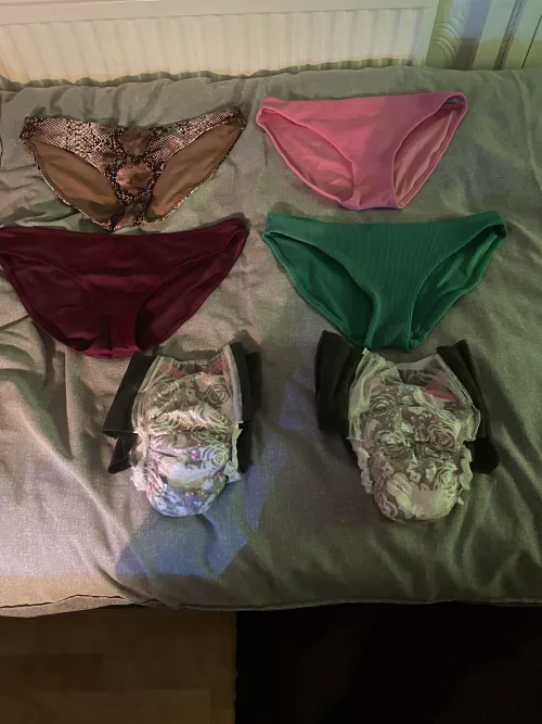 Which Panties Shall I Wear With My DryNites?😍 by Goodnites_Lover