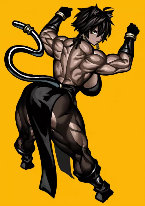 Black cat back [@yuto_noirm08] by TheTMoneyMan