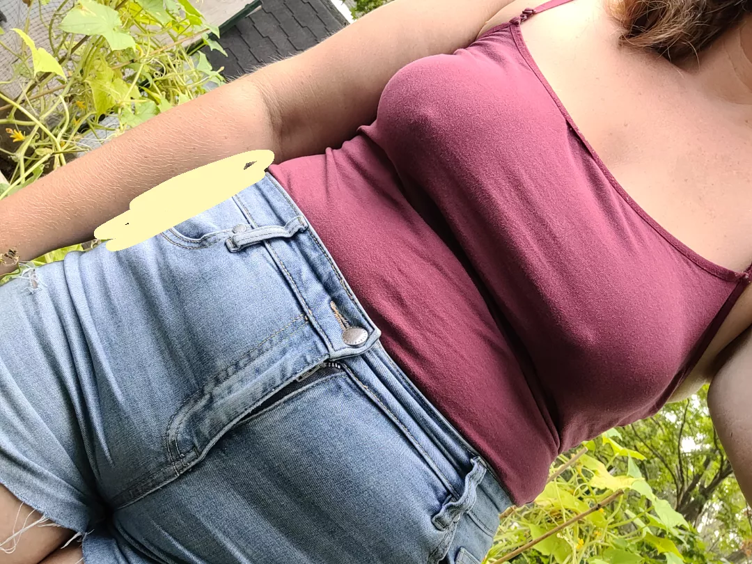 bra free zone  posted by Mountain-Trip-5429