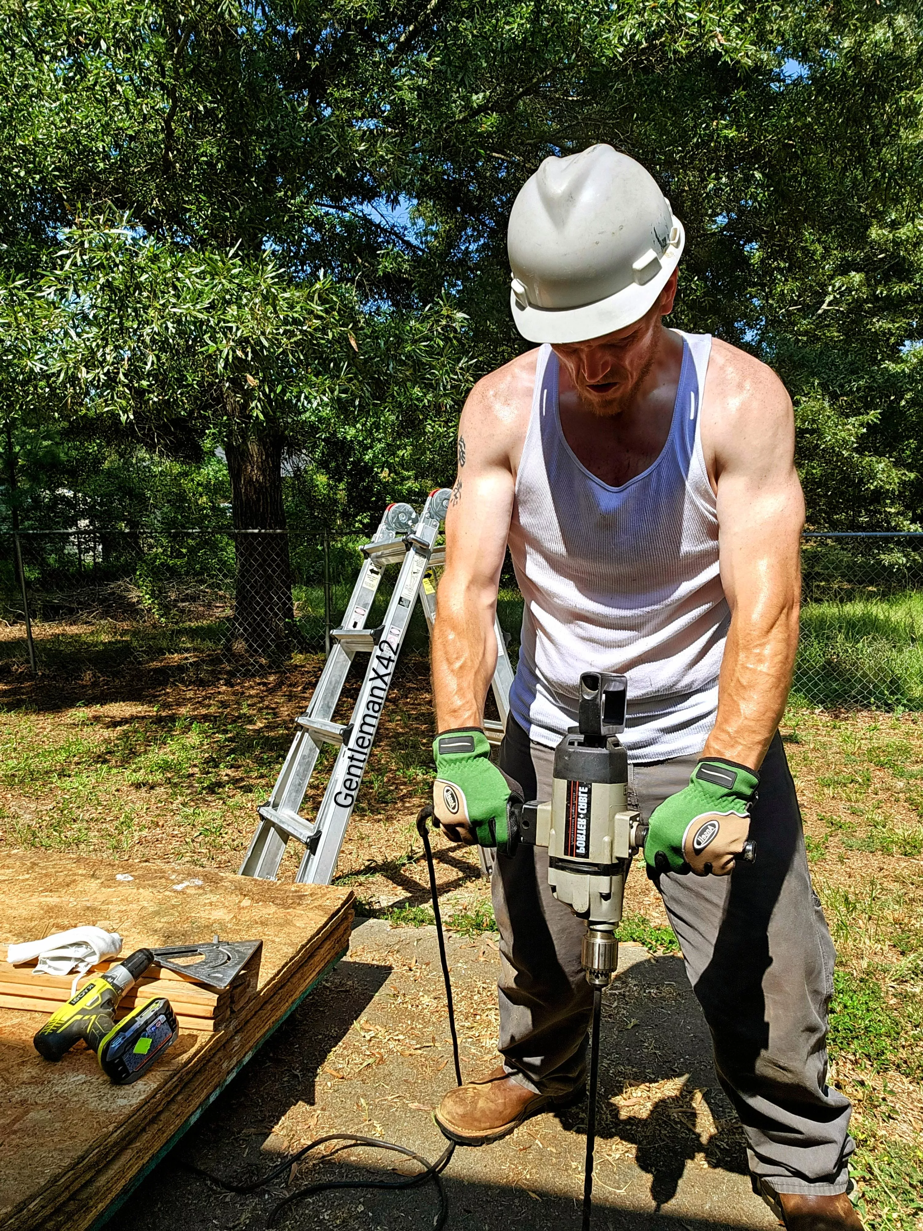 Did someone need some drilling done? posted by GentlemanX42