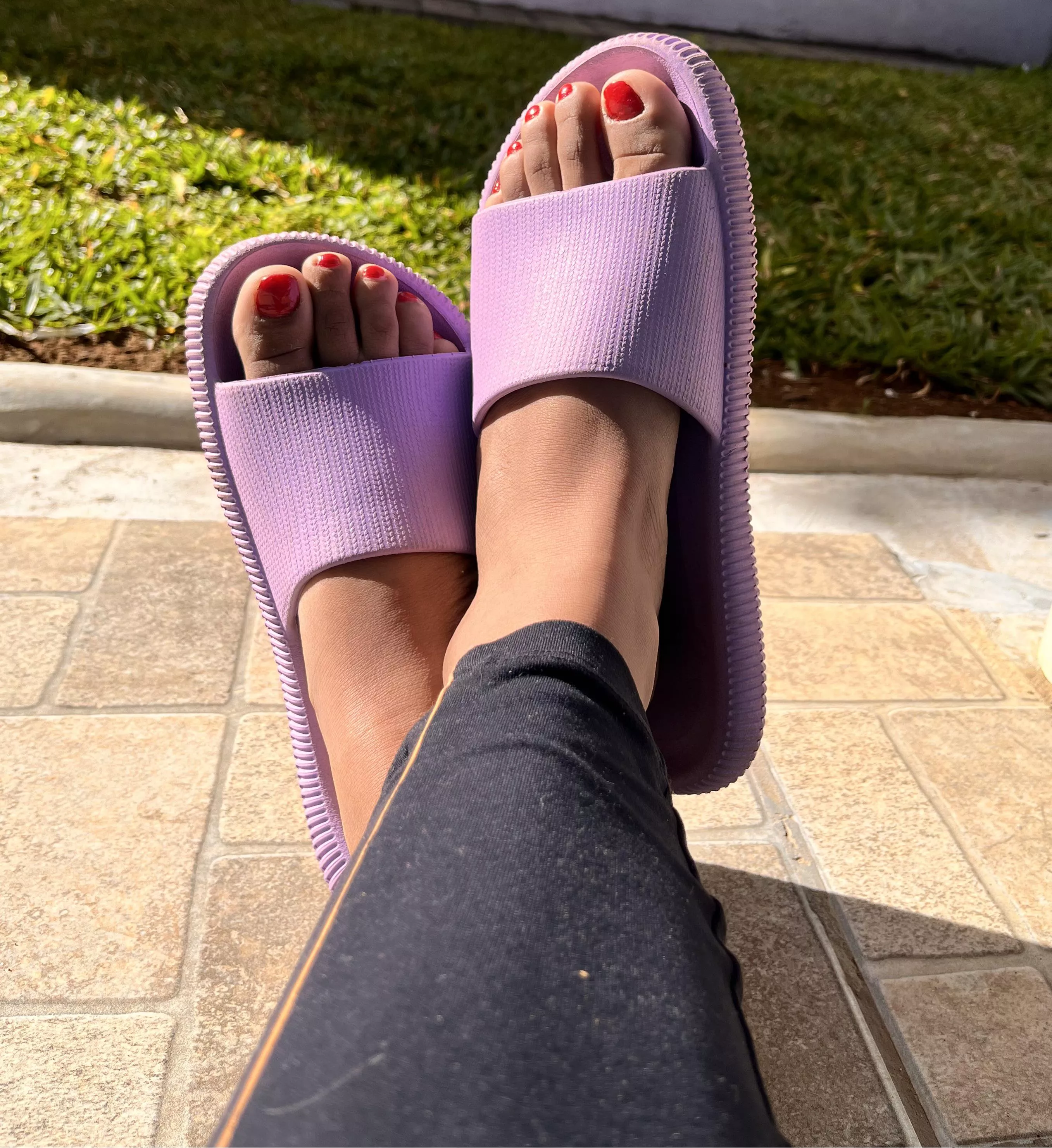 Do they deserve to be worshipped with these sandals? posted by angie-mariee