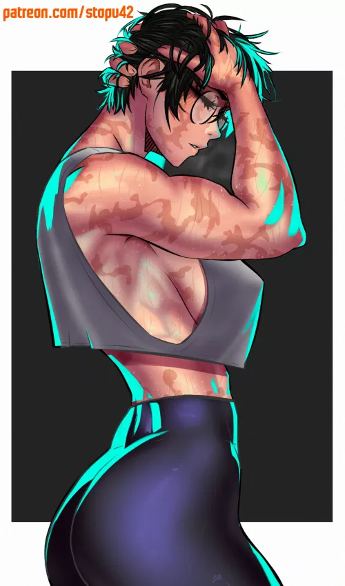 Maki from Jujutsu kaisen [@stopu42] by TheTMoneyMan