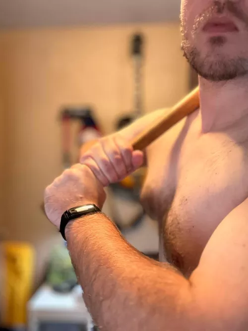 Old man baseball by daytah9