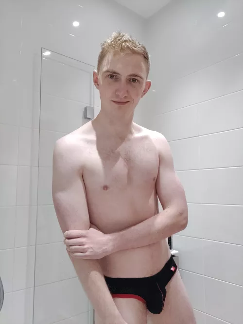 Wearing my jock always makes me feel so slutty 😈 by Atomlad360