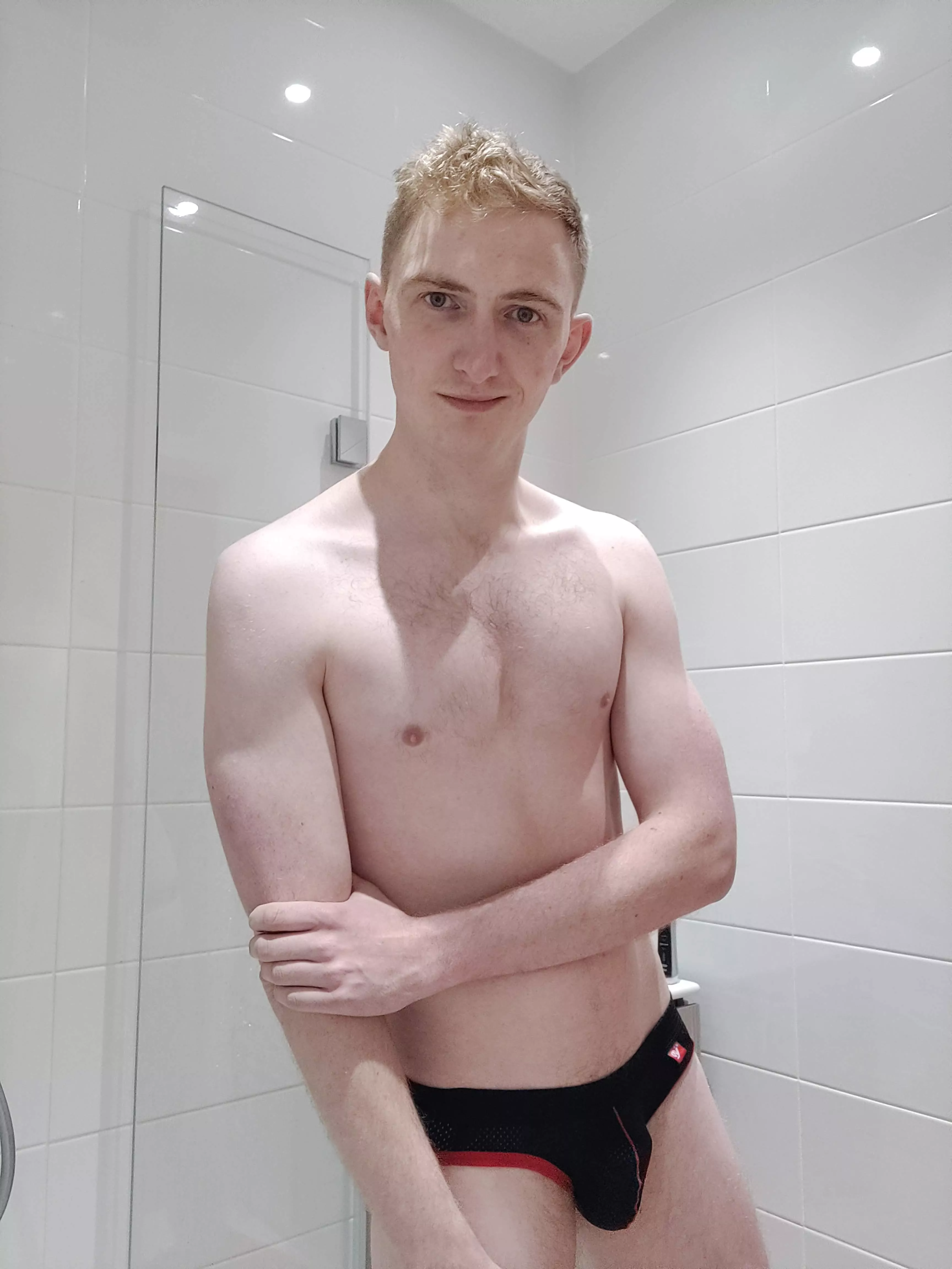 Wearing my jock always makes me feel so slutty 😈 posted by Atomlad360