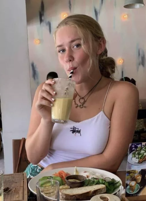 Went braless for lunch by ChocolatePlane747