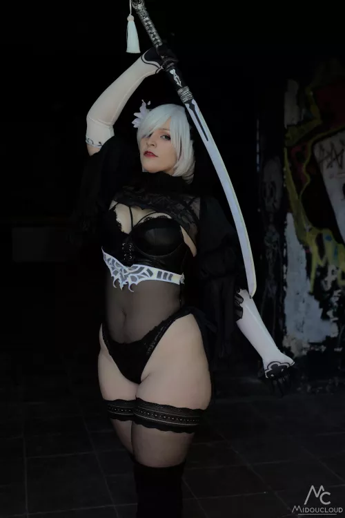 2B bride cosplay by LadyNelitza - Photo by me  by MidouCloud