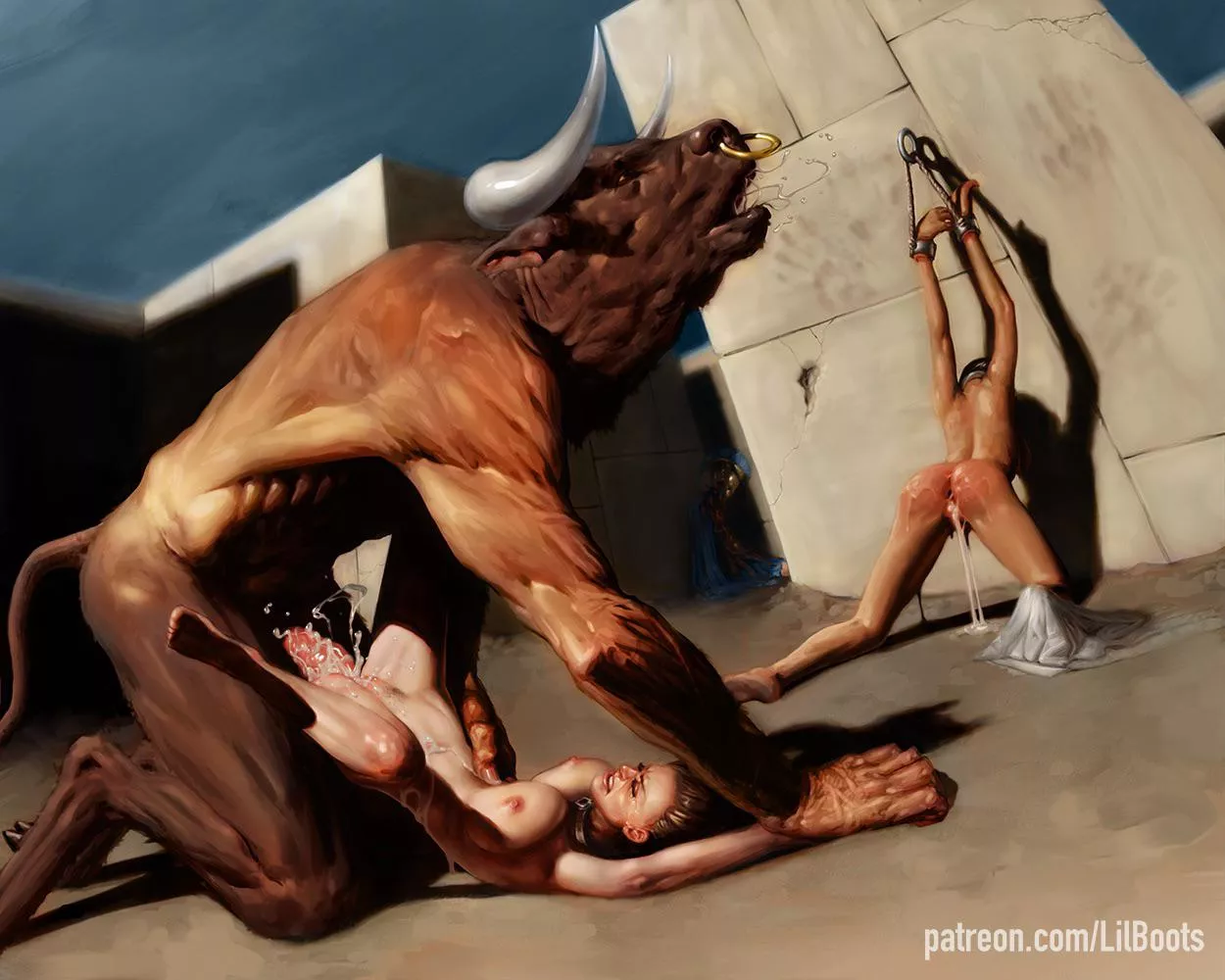 An offering to the Minotaur (Lil Boots)  posted by SpitefulCrow1701