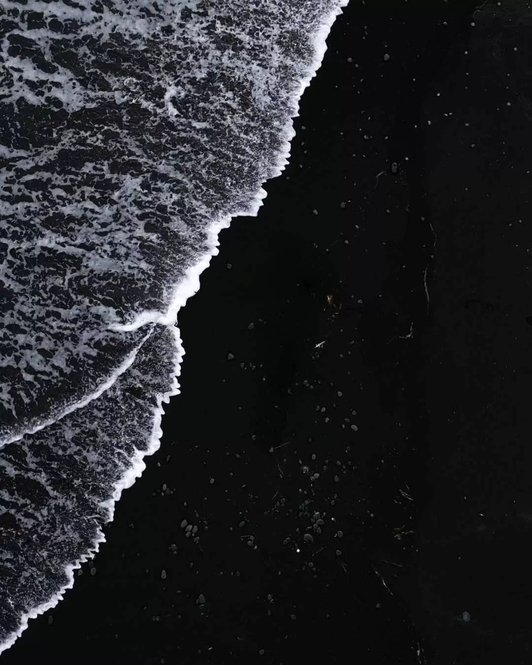 Black Sand Beach in Iceland.  posted by Worth-Weekend597