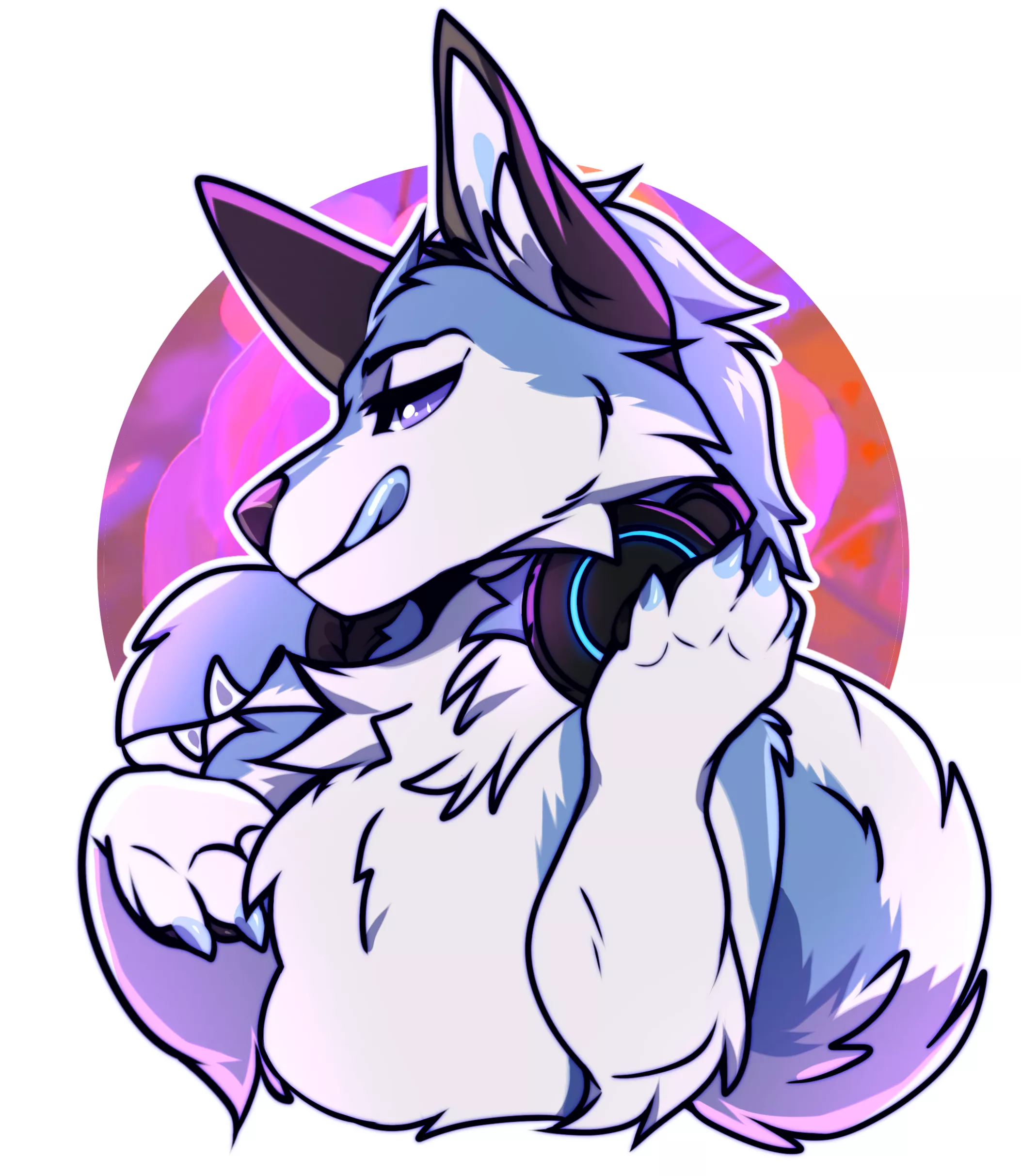 enjoying the beat! (art by me) posted by Jinx_Robin