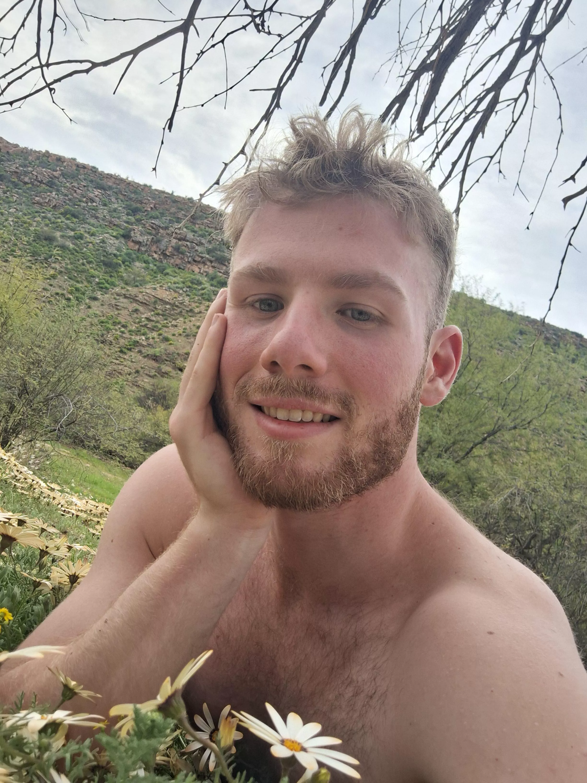 Frolicking in the flowers 💐  posted by LiamLarson